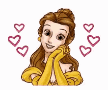 Belle In Love Beauty And The Beast GIF - Belle In Love Belle Beauty And The Beast GIFs