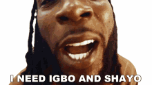 i need igbo and shayo burna boy last last song i want weed lets party and get drunk