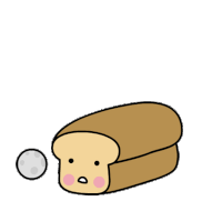 Loof And Timmy Bread Sticker - Loof And Timmy Loof Bread Stickers