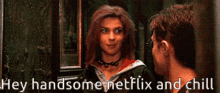 hey handsome netflix and chill harry potter winking