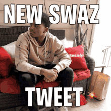 Swaz Tweet Airpods GIF - Swaz Tweet Airpods Chains GIFs