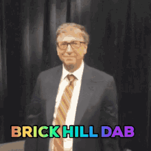 Brick Hill Dab GIF - Brick Hill Dab Bill Gates GIFs