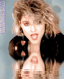 Madonna Water GIF - Madonna Water Singer GIFs