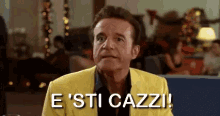 Christian De Sica Sticazzi Sti Cazzi Non Mi Interessa Chi Se Ne Frega Fottesega Che Me Ne Fotte GIF - Italian Cult Movie Italian Movie Actor Idk GIFs