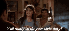 Y'All Ready To Do Your Civic Duty? GIF - Civic Duty Vote Election GIFs