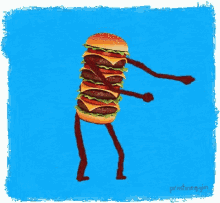 Hamburger Burger Day GIF - Hamburger Burger Day Dance GIFs