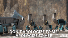 Dont Apologize To Me Apologize To Her GIF - Dont Apologize To Me Apologize To Her Otto GIFs