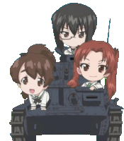 Tank Anime Sticker - Tank Anime Girls Und Panzer Stickers