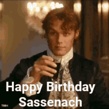 Outlander Happy Birthday GIF - Outlander Happy Birthday Sassenach GIFs