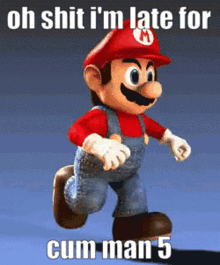 Mario Cum GIF - Mario Cum Cum Man GIFs