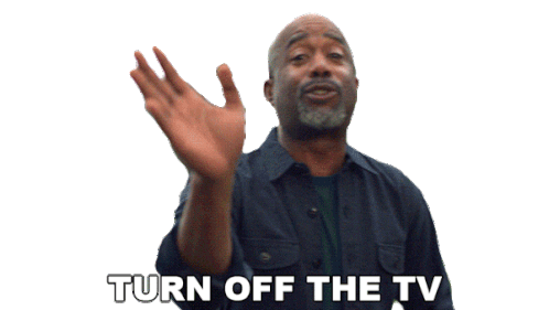Turn Off The Tv Darius Rucker Sticker - Turn Off The Tv Darius Rucker Beers And Sunshine Stickers