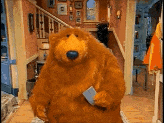 Bear In The Big Blue House Sniffing GIF In The Big Blue House Sniffing - Discover & Share GIFs
