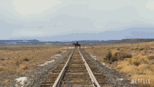Horse On Train Tracks The Harder They Fall GIF - Horse On Train Tracks The Harder They Fall Blocking The Path GIFs