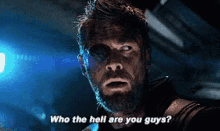Who The Hell Thor GIF - Who The Hell Thor Are You GIFs