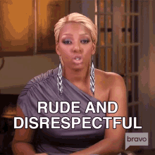 rude and disrespectful real housewives of atlanta impolite ill mannered offensive
