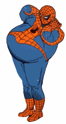 spiderman fat belly spidey dance