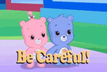 Care Bears Be Careful GIF - Care Bears Be Careful Cute GIFs