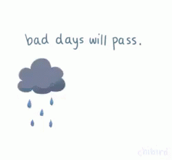 Bad Days Will Pass GIF - Cloud Bad Day Rainboww GIFs