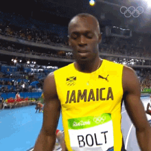 Calm Down Usain Bolt GIF - Calm Down Usain Bolt Olympics GIFs