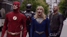 Supergirl Excited GIF - Supergirl Excited Jumping Up And Down GIFs