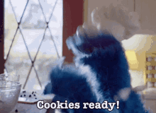 Cookie Monster Baking GIF - Cookie Monster Baking Muppets GIFs