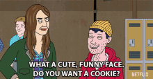 What A Cute Funny Face GIF - What A Cute Funny Face Do You Want A Cookie GIFs
