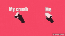 My Crush And Me When I See Crush GIF - My Crush And Me When I See Crush Look Away GIFs