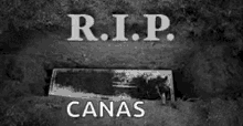 rip coffin funeral canas