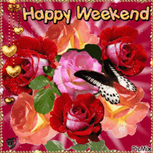 Happy Weekend Long GIF - Happy Weekend Long Flowers GIFs