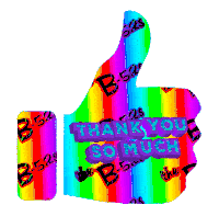 The B52s Thank You Sticker - The B52s Thank You Thumbs Up Stickers