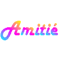 Amitié Word Sticker - Amitié Word Letters Stickers