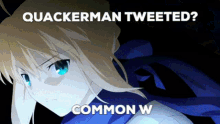 Quackerman Quackerman Tweet GIF - Quackerman Quackerman Tweet Common W GIFs