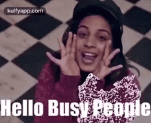 Hello Busy People.Gif GIF - Hello Busy People Mahathalli Wirally GIFs