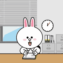 Cony Rabbit Lunch GIF - Cony Rabbit Lunch Its Lunch Time GIFs