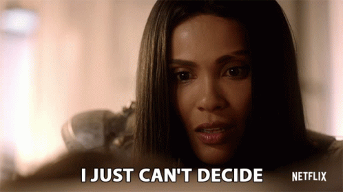I Just Cant Decide Lesley Ann Brandt GIF - I Just Cant Decide Lesley Ann  Brandt Mazikeen - Discover & Share GIFs