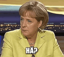 Angela Merkel: Hä? GIF - Angela Merkel Merkel Hä GIFs
