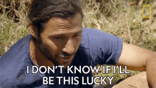 I Dont Know If Will Be This Lucky Primal Survivor GIF - I Dont Know If Will Be This Lucky Primal Survivor Finding Water In The Desert GIFs
