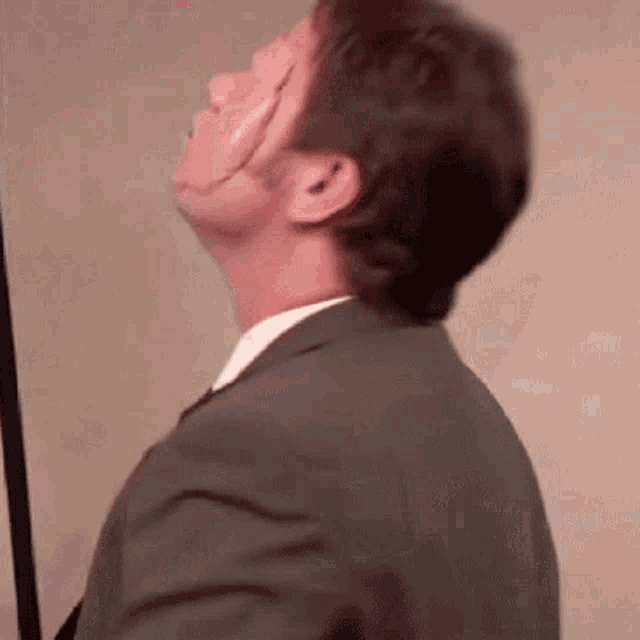 Dwight Schrutes Face Mask GIF - Dwight Schrutes Face Mask The Office GIFs