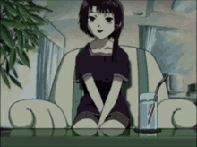Serial Experiments Lain Happy GIF - Serial Experiments Lain Lain Happy GIFs