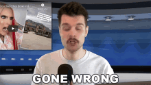 Gone Wrong Benedict Townsend GIF - Gone Wrong Benedict Townsend Youtuber News GIFs