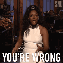 Youre Wrong Tiffany Haddish GIF - Youre Wrong Tiffany Haddish Saturday Night Live GIFs
