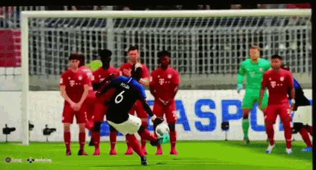 Paul Pogba Free Kick Gif Paul Pogba Free Kick Fifa Discover Share Gifs