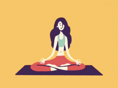 Yoga Meditating GIF - Yoga Meditating Meditation - Discover &amp; Share GIFs