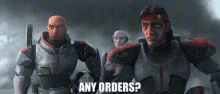 star wars hunter any orders orders order