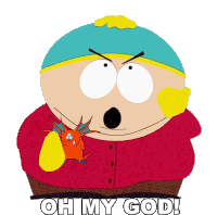 Oh My God Eric Cartman Sticker - Oh My God Eric Cartman South Park Stickers