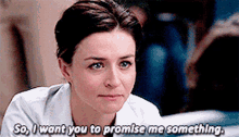 Greys Anatomy Amelia Shepherd GIF - Greys Anatomy Amelia Shepherd So I Want You To Promise Me Something GIFs