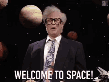 Welcome To Space Greetings GIF - Welcome To Space Welcome Space GIFs