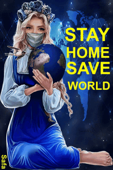 Stay Home Save World GIF - Stay Home Save World GIFs