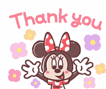 minnie mouse thank you