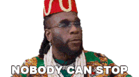 Nobody Can Stop Burna Boy Sticker - Nobody Can Stop Burna Boy Odogwu Song Stickers